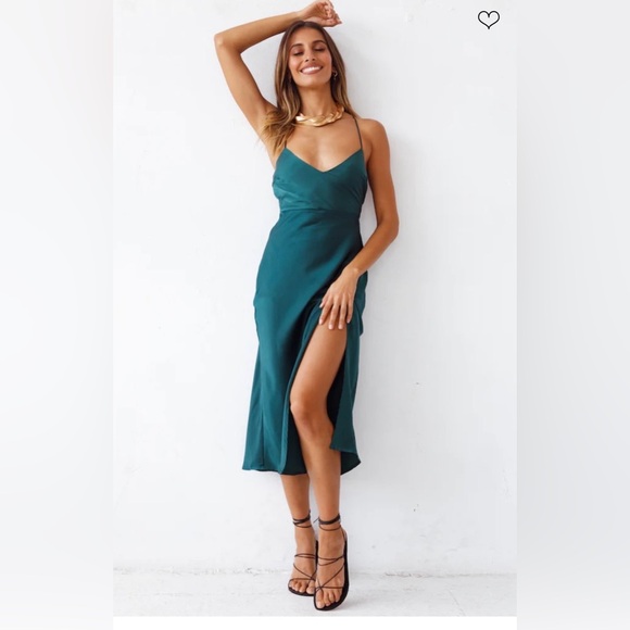 FORTUNATE ONE AUTUMN VALLEY MIDI DRESS - Picture 1 of 15